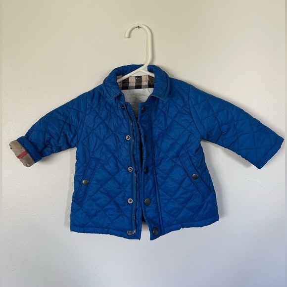 NWOT Burberry Boys Quilted Jacket 9 Months - Picture 2 of 12